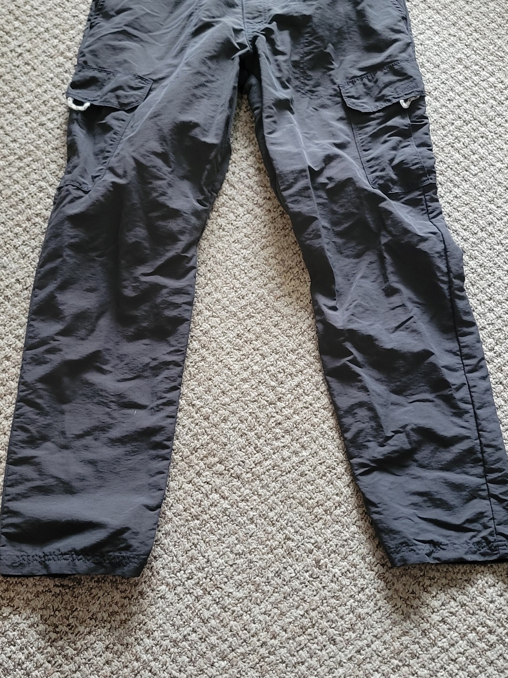 34x32 Men's Wrangler Dark Grey Lightweight Outdoor Cargo Pant